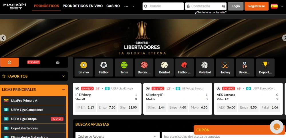 Nacion bet website